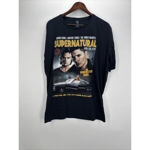 Supernatural Join the Hunt the Winchester Bros Black Top T-Shirt 2XL